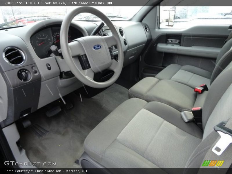 Black / Medium/Dark Flint 2006 Ford F150 XLT SuperCab 4x4