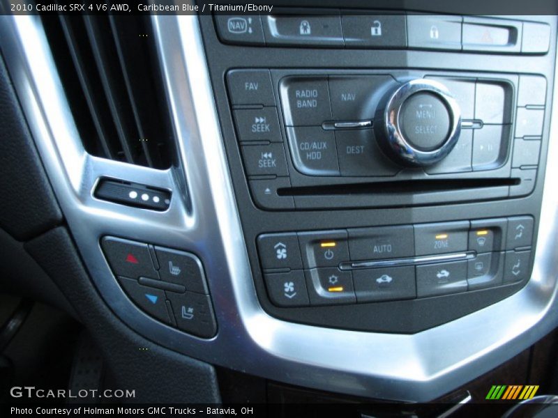 Caribbean Blue / Titanium/Ebony 2010 Cadillac SRX 4 V6 AWD