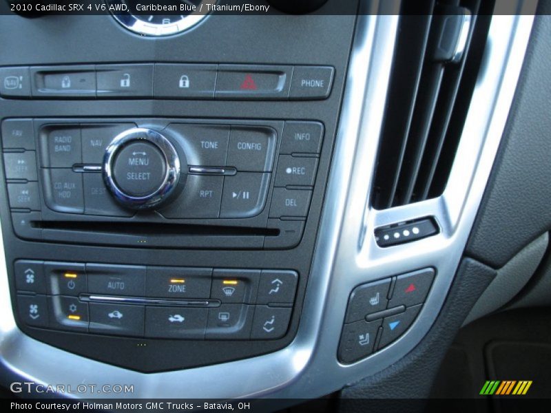 Caribbean Blue / Titanium/Ebony 2010 Cadillac SRX 4 V6 AWD
