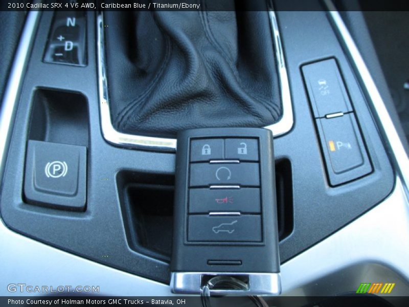 Caribbean Blue / Titanium/Ebony 2010 Cadillac SRX 4 V6 AWD