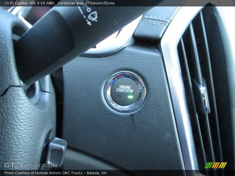 Caribbean Blue / Titanium/Ebony 2010 Cadillac SRX 4 V6 AWD
