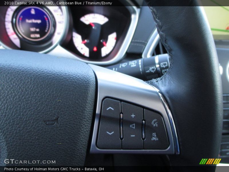 Caribbean Blue / Titanium/Ebony 2010 Cadillac SRX 4 V6 AWD