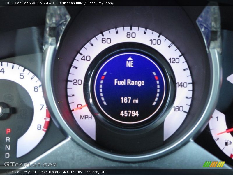 Caribbean Blue / Titanium/Ebony 2010 Cadillac SRX 4 V6 AWD