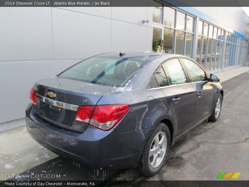 Atlantis Blue Metallic / Jet Black 2014 Chevrolet Cruze LT