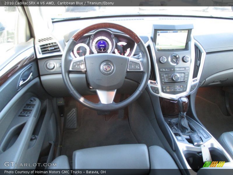 Caribbean Blue / Titanium/Ebony 2010 Cadillac SRX 4 V6 AWD