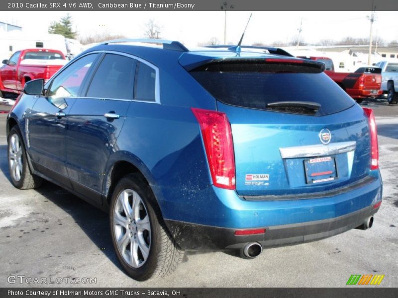 Caribbean Blue / Titanium/Ebony 2010 Cadillac SRX 4 V6 AWD