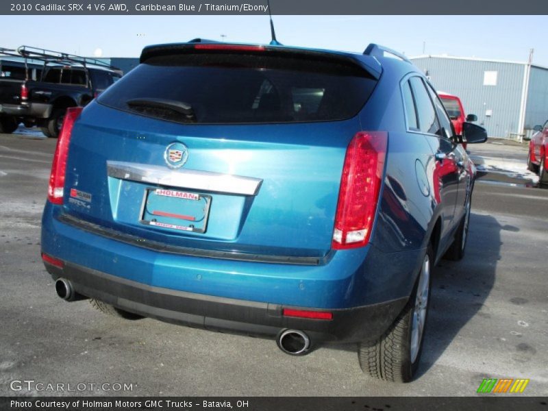 Caribbean Blue / Titanium/Ebony 2010 Cadillac SRX 4 V6 AWD