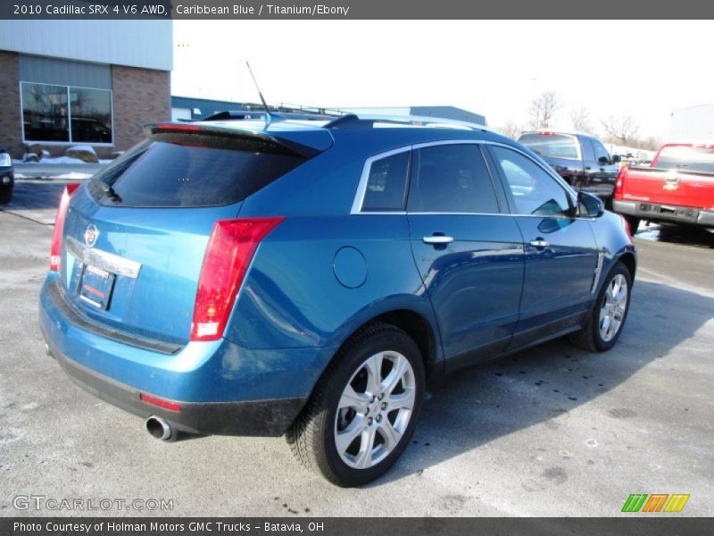 Caribbean Blue / Titanium/Ebony 2010 Cadillac SRX 4 V6 AWD