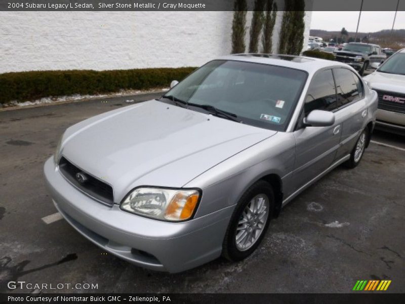 Silver Stone Metallic / Gray Moquette 2004 Subaru Legacy L Sedan