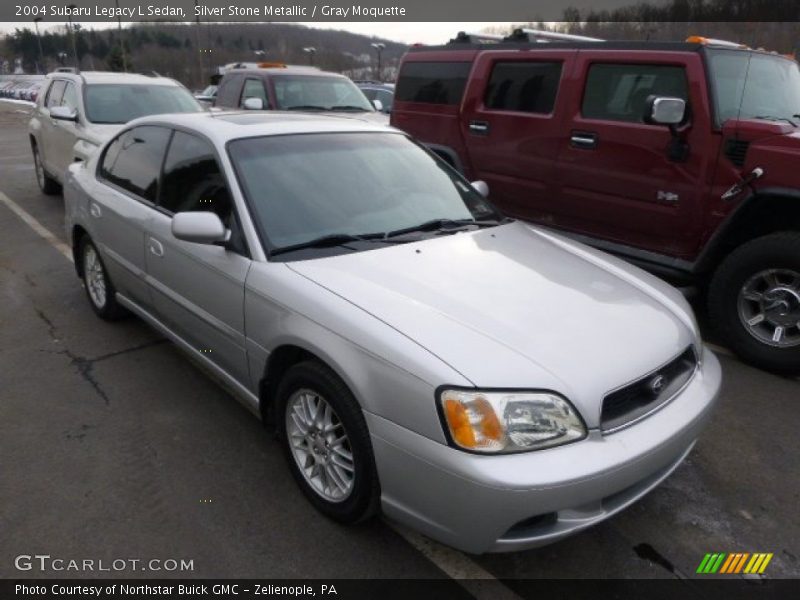 Silver Stone Metallic / Gray Moquette 2004 Subaru Legacy L Sedan