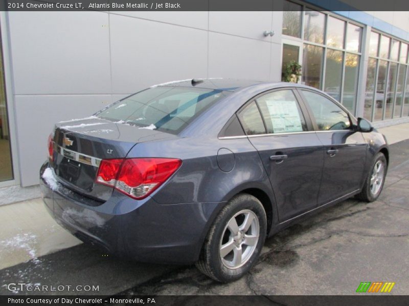 Atlantis Blue Metallic / Jet Black 2014 Chevrolet Cruze LT