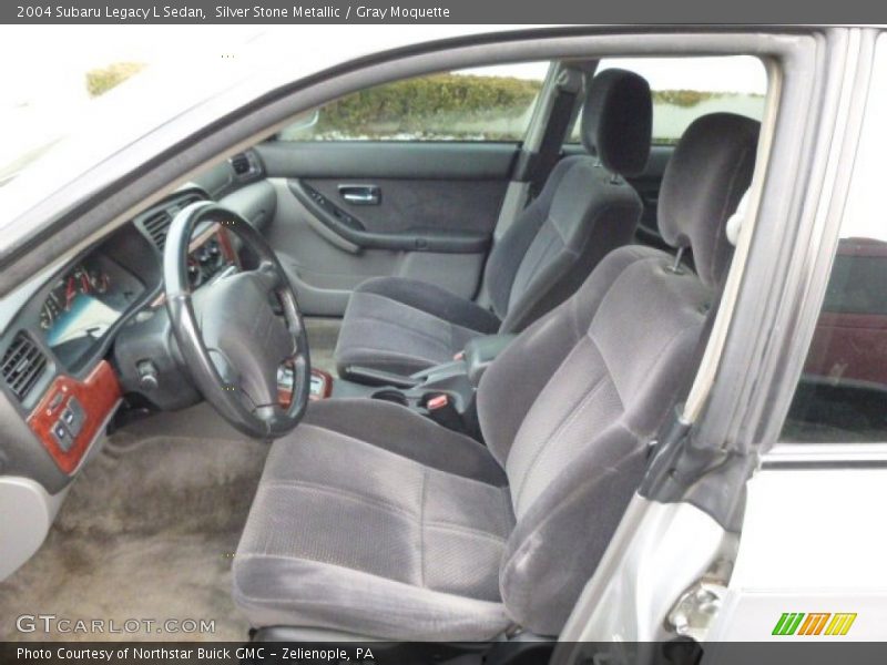 Silver Stone Metallic / Gray Moquette 2004 Subaru Legacy L Sedan