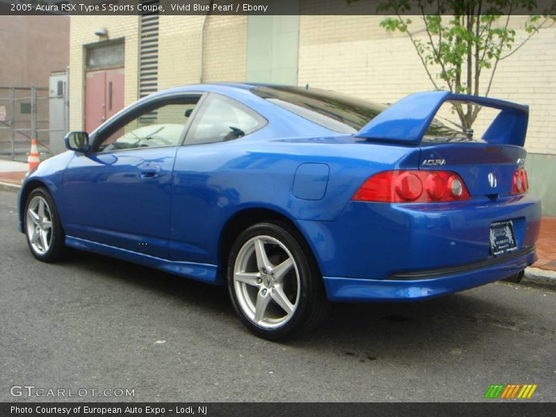 Vivid Blue Pearl / Ebony 2005 Acura RSX Type S Sports Coupe