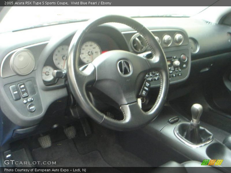 Vivid Blue Pearl / Ebony 2005 Acura RSX Type S Sports Coupe