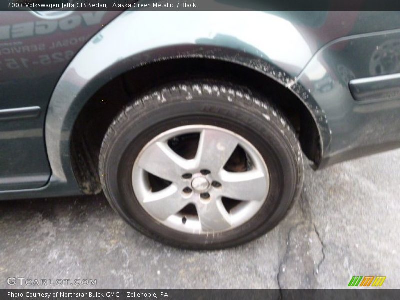 Alaska Green Metallic / Black 2003 Volkswagen Jetta GLS Sedan
