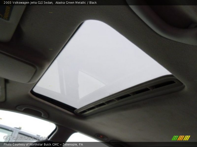 Alaska Green Metallic / Black 2003 Volkswagen Jetta GLS Sedan