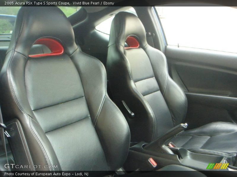 Vivid Blue Pearl / Ebony 2005 Acura RSX Type S Sports Coupe