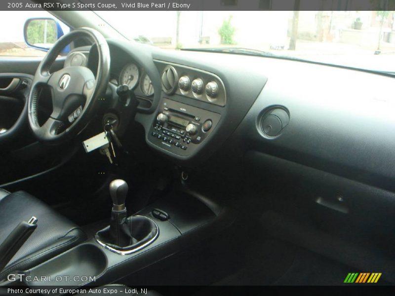 Vivid Blue Pearl / Ebony 2005 Acura RSX Type S Sports Coupe