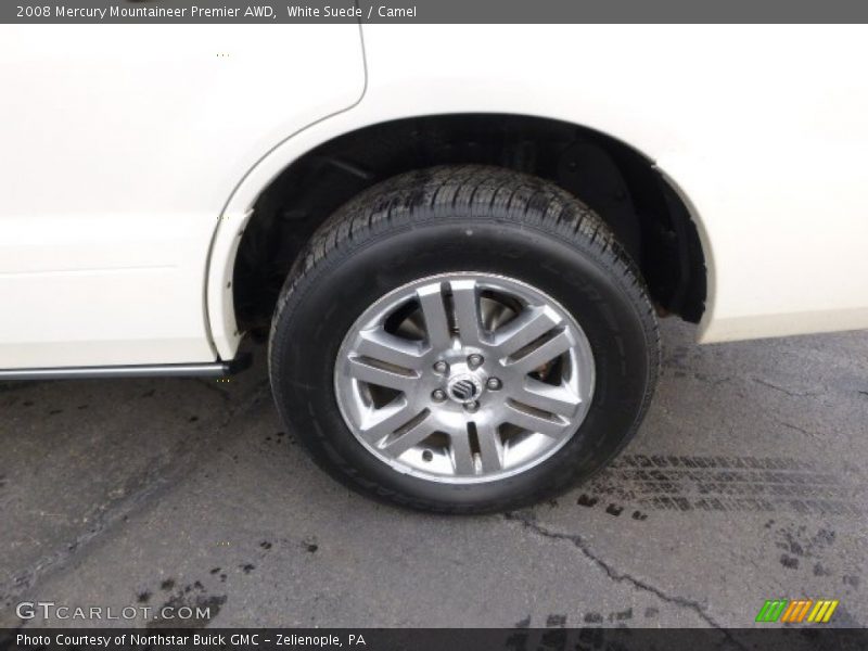 White Suede / Camel 2008 Mercury Mountaineer Premier AWD