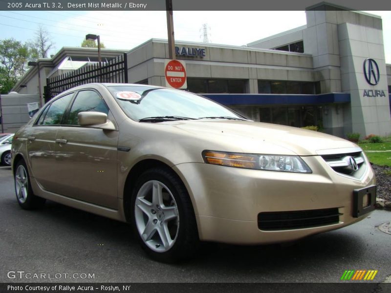 Desert Mist Metallic / Ebony 2005 Acura TL 3.2