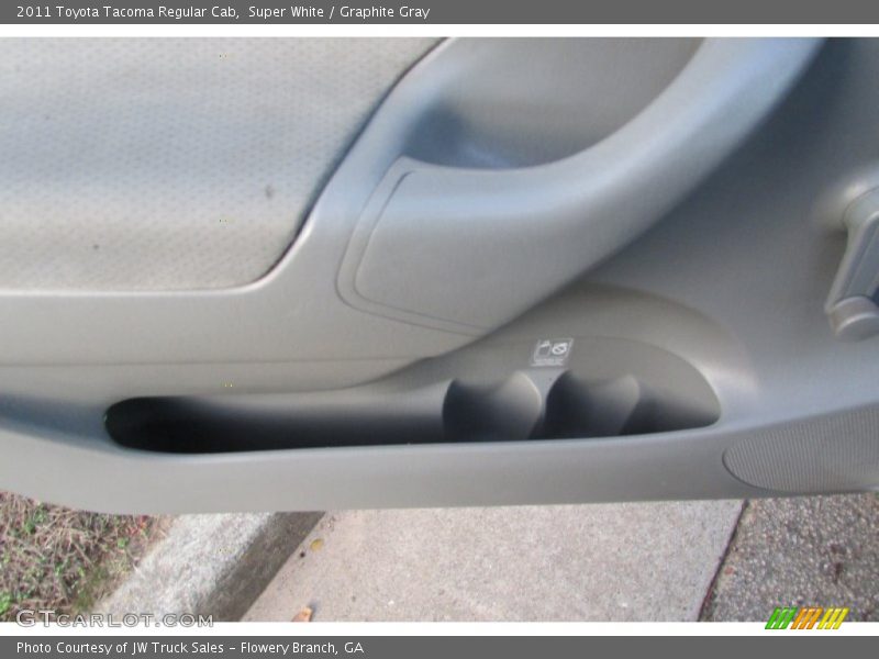 Super White / Graphite Gray 2011 Toyota Tacoma Regular Cab