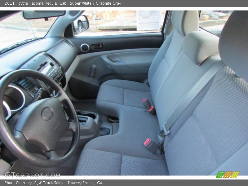 Super White / Graphite Gray 2011 Toyota Tacoma Regular Cab