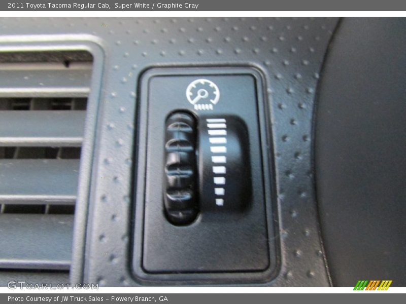 Super White / Graphite Gray 2011 Toyota Tacoma Regular Cab