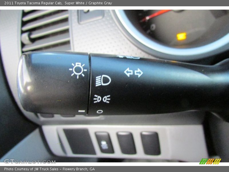 Super White / Graphite Gray 2011 Toyota Tacoma Regular Cab