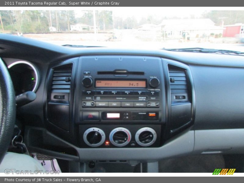 Super White / Graphite Gray 2011 Toyota Tacoma Regular Cab