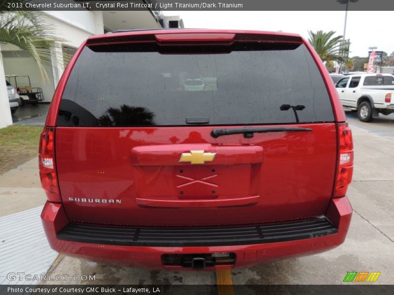 Crystal Red Tintcoat / Light Titanium/Dark Titanium 2013 Chevrolet Suburban LT