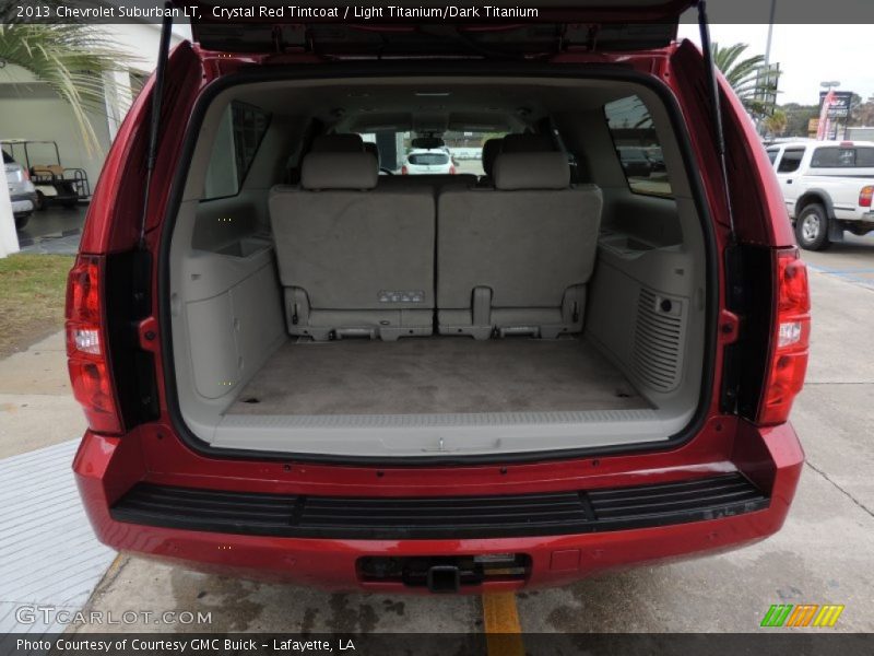 Crystal Red Tintcoat / Light Titanium/Dark Titanium 2013 Chevrolet Suburban LT