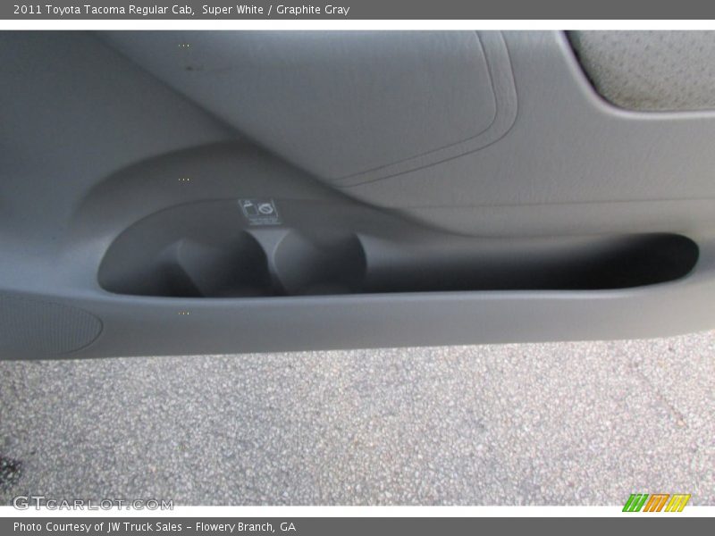 Super White / Graphite Gray 2011 Toyota Tacoma Regular Cab