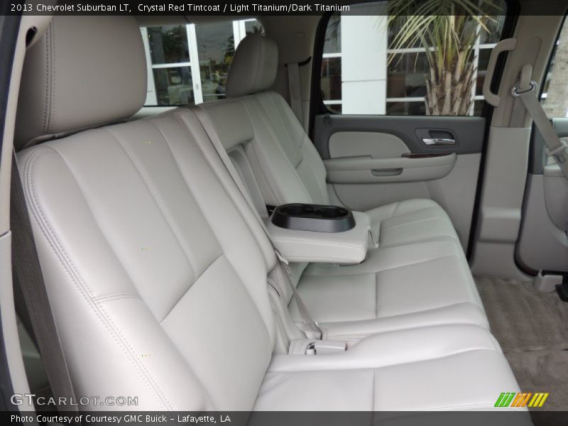 Crystal Red Tintcoat / Light Titanium/Dark Titanium 2013 Chevrolet Suburban LT