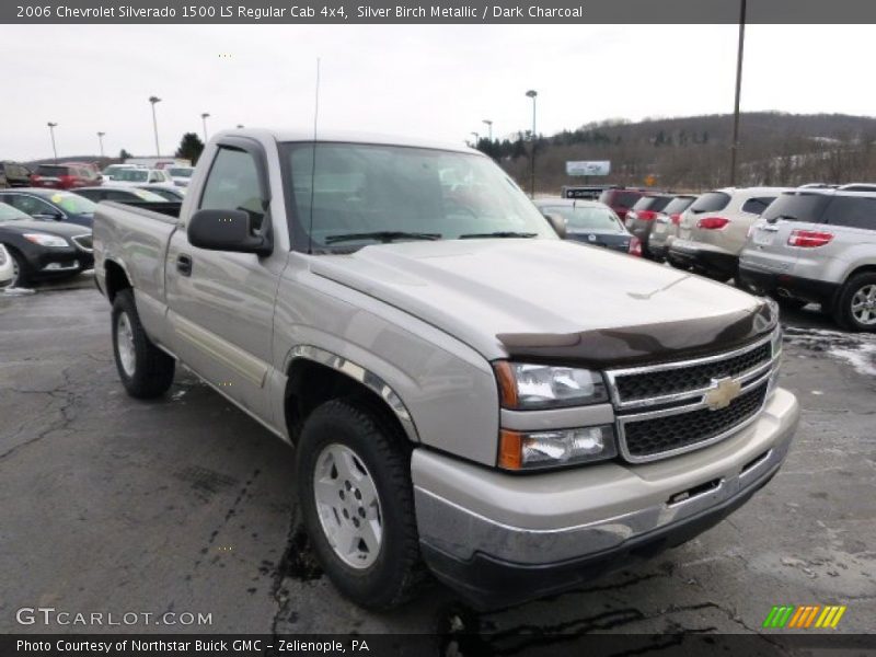 Silver Birch Metallic / Dark Charcoal 2006 Chevrolet Silverado 1500 LS Regular Cab 4x4