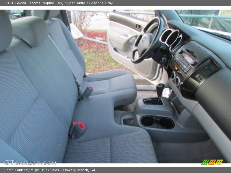 Super White / Graphite Gray 2011 Toyota Tacoma Regular Cab