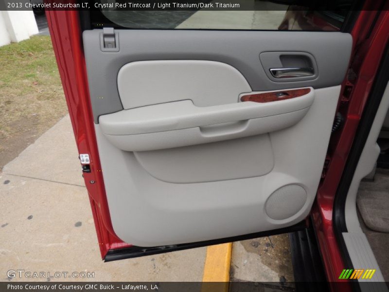 Crystal Red Tintcoat / Light Titanium/Dark Titanium 2013 Chevrolet Suburban LT