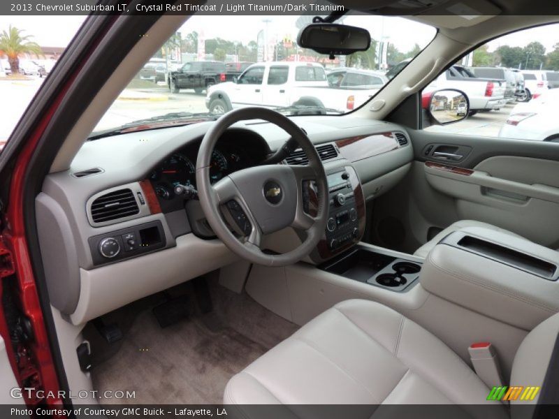 Crystal Red Tintcoat / Light Titanium/Dark Titanium 2013 Chevrolet Suburban LT