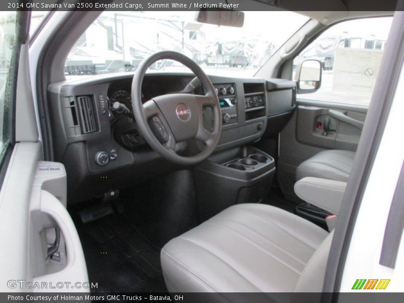  2014 Savana Van 2500 Extended Cargo Medium Pewter Interior