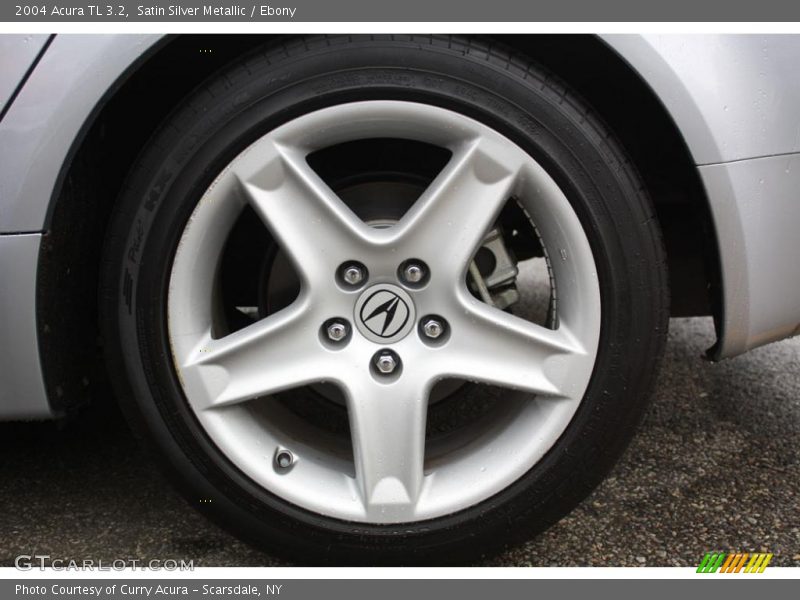 Satin Silver Metallic / Ebony 2004 Acura TL 3.2