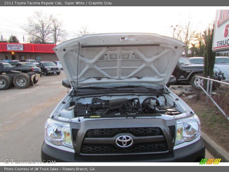 Super White / Graphite Gray 2011 Toyota Tacoma Regular Cab