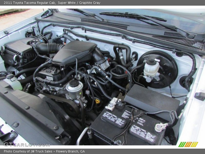 Super White / Graphite Gray 2011 Toyota Tacoma Regular Cab