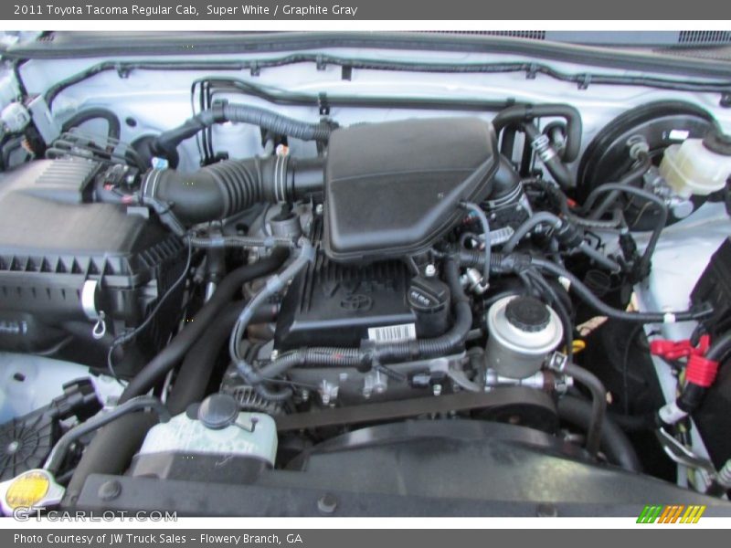 Super White / Graphite Gray 2011 Toyota Tacoma Regular Cab