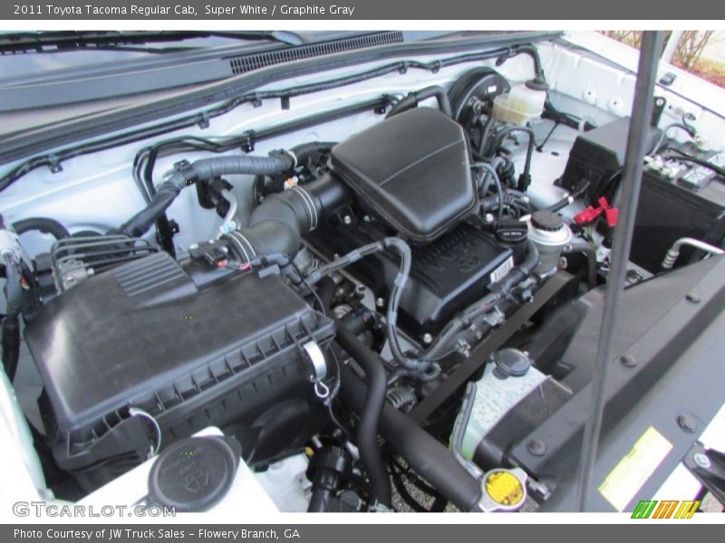 Super White / Graphite Gray 2011 Toyota Tacoma Regular Cab