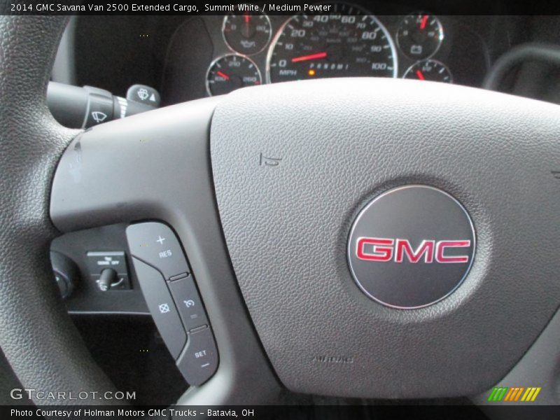 Summit White / Medium Pewter 2014 GMC Savana Van 2500 Extended Cargo