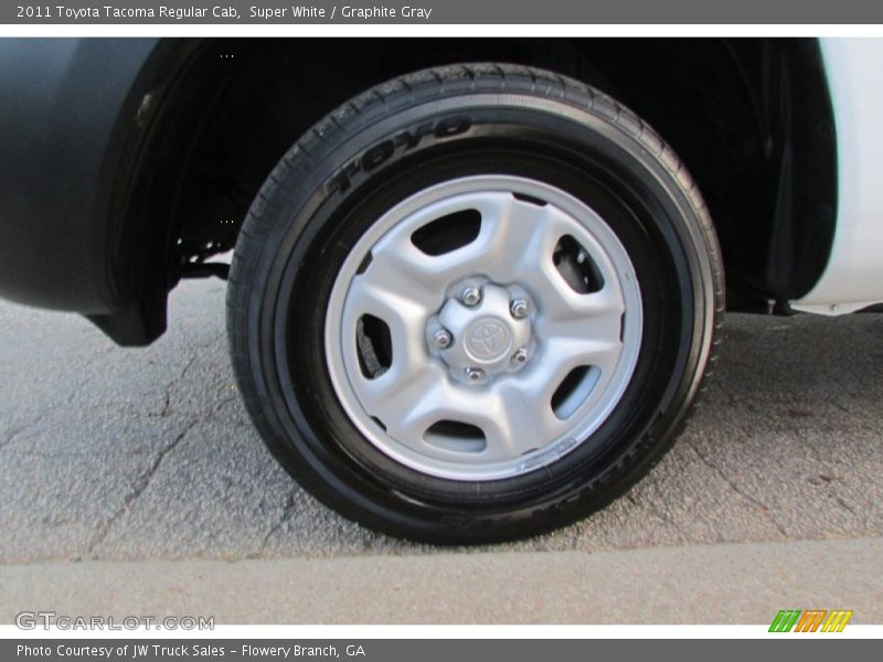 Super White / Graphite Gray 2011 Toyota Tacoma Regular Cab