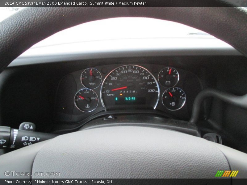 Summit White / Medium Pewter 2014 GMC Savana Van 2500 Extended Cargo
