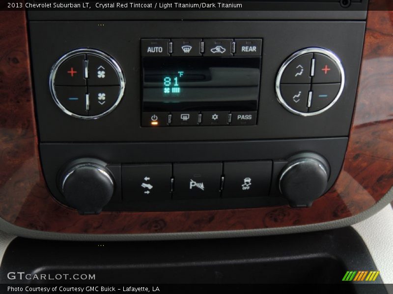 Crystal Red Tintcoat / Light Titanium/Dark Titanium 2013 Chevrolet Suburban LT