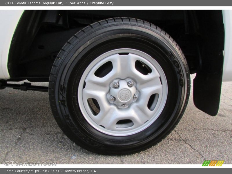 Super White / Graphite Gray 2011 Toyota Tacoma Regular Cab