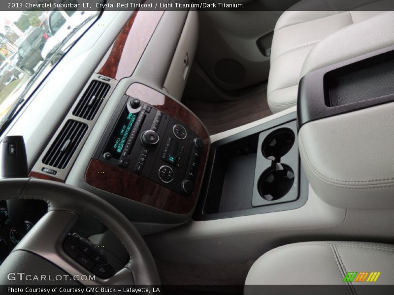 Crystal Red Tintcoat / Light Titanium/Dark Titanium 2013 Chevrolet Suburban LT