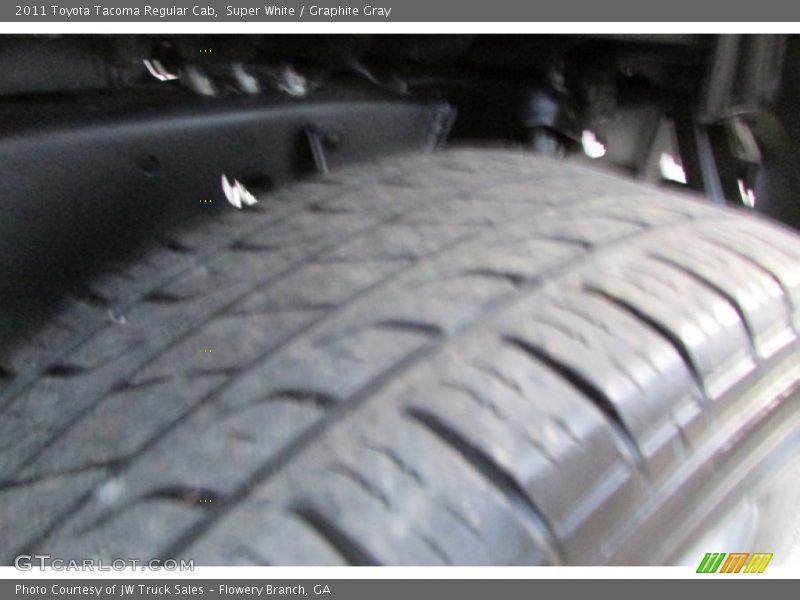 Super White / Graphite Gray 2011 Toyota Tacoma Regular Cab